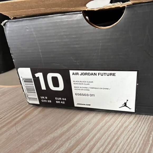 Jordan Future Low – Size 10 – Black / Ice Sole - Picture 4 of 4